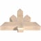 Ekena Millwork Redmond Smooth Timber Gable Bracket, Douglas Fir, 36"W x 24"H x 5 1/2"D x 5 1/2"F, 16/12 Pitch GBW036X24X0606RED00SDF - alternate 2